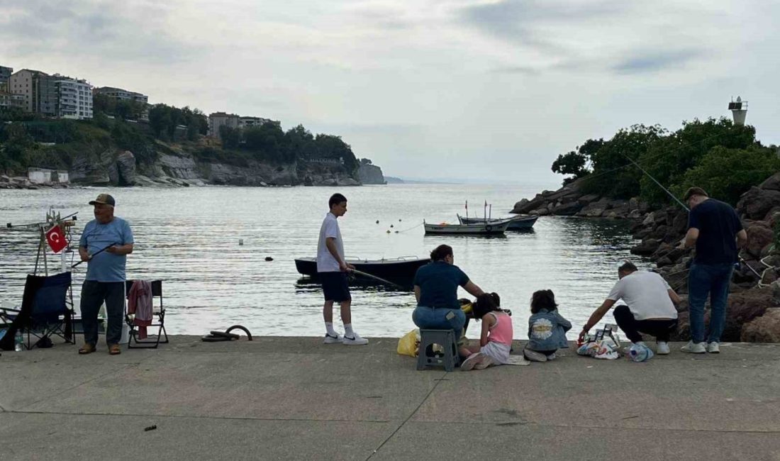 Düzce’nin Akçakoca ilçesi liman mevkii, son yıllarda olta balıkçıları tarafından