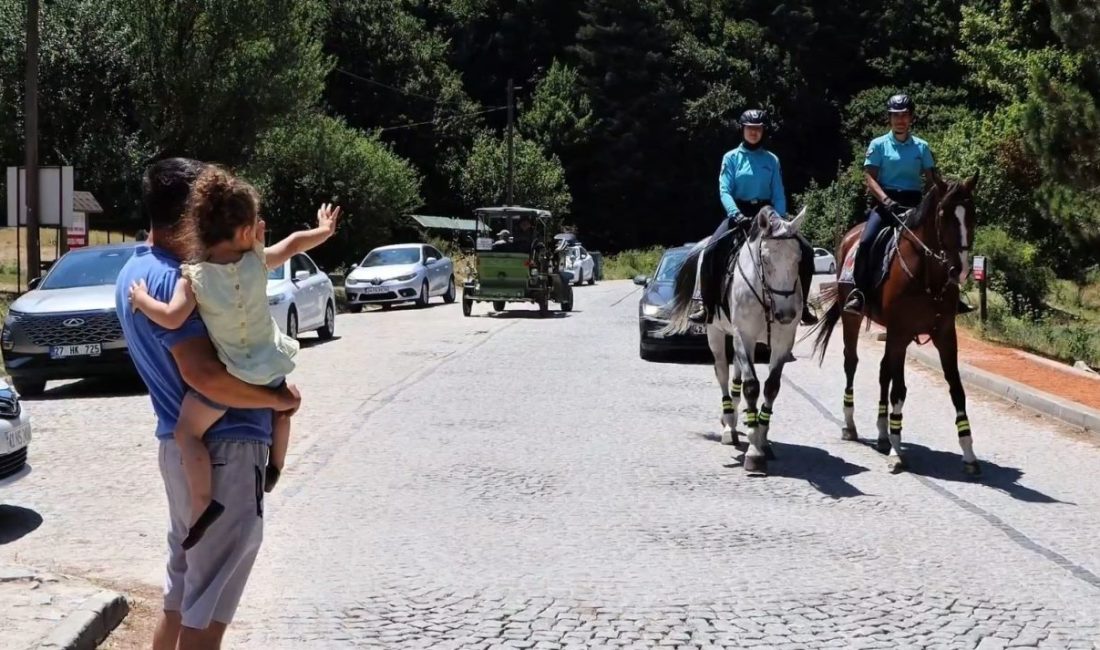Bolu’nun önemli turizm merkezlerinden Abant Gölü Milli Parkı’nda görev yapan