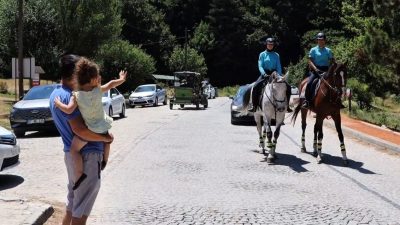 Bolu’nun önemli turizm merkezlerinden Abant Gölü Milli Parkı’nda görev yapan
