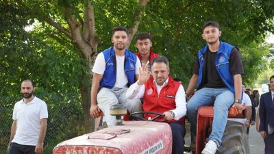 Bolu’da düzenlenen “Gönüllü Hasat Etkinliği”nde Gençlik ve Spor Bakan Yardımcısı