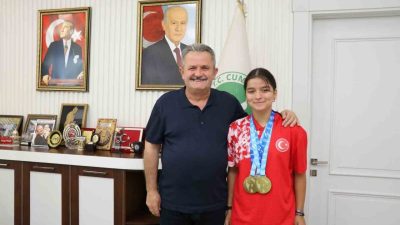 DÜZCE(İHA) – Cumayeri Belediye Başkanı Mustafa Koloğlu, 71 kiloda toplamda