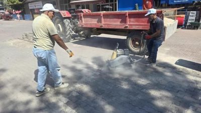 Bilecik’in Bayırköy Beldesi’nde başlatılan altyapı ve çevre düzenleme çalışmaları kesmeden