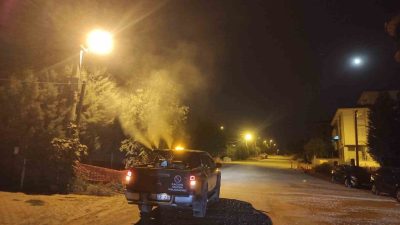 Bilecik Belediyesi, yaz aylarında artış gösteren sinek ve haşerelere karşı