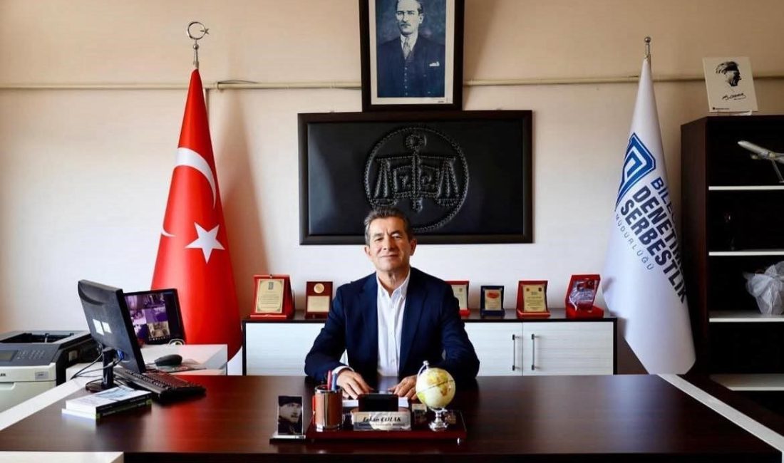 Van Denetimli Serbestlik Müdürlüğü’nde görev yapmakta olan Müdür Erkan Çolak,