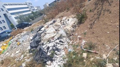 Bilecik Eğitim ve Araştırma Hastanesi’nin arka kısmında bulunan mezarlık altı