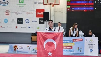 Bilecikli milli sporcu Altuğ Gesge, ’Taekwondo Erkekler’ kategorisinde 48 kilogramda