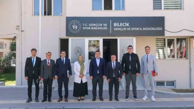 Bilecik Valisi Faik Oktay Sözer, gençlik ve spor yatırımları kapsamında
