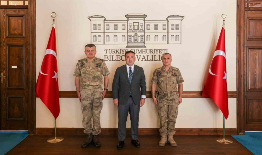 Bilecik Jandarma Eğitim Komutanı Tümgeneral Uğur Ertekin ile Bilecik Jandarma
