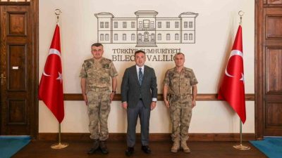 Bilecik Jandarma Eğitim Komutanı Tümgeneral Uğur Ertekin ile Bilecik Jandarma