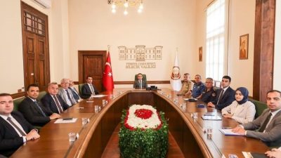 Bilecik Valisi Faik Oktay Sözer başkanlığında, il genelindeki güvenlik ve