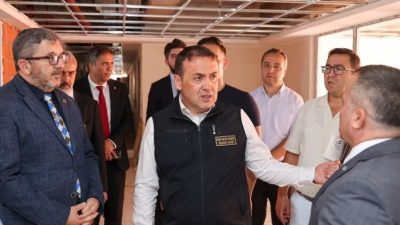 Bilecik Valisi Faik Oktay Sözer, kentte yapımı devam eden 2