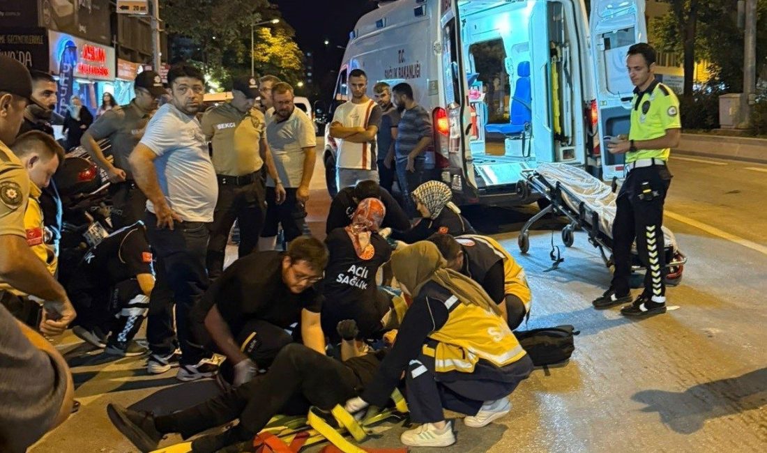 Bilecik’te meydana gelen trafik kazasında 2 kişi yaralandı Bilecik’te seyir halinde motosiklet ile motorlu bisikletin çarpışması sonucu meydana