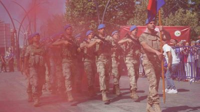 Bolu’da, 30 Ağustos Zafer Bayramı’nın 103’üncü yıldönümü kutlamalarında, 2’nci Komando