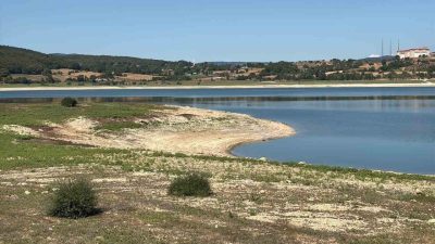 Bolu’nun içme ve kullanma suyu ihtiyacını karşılayan Gölköy Barajı Gölü’nde