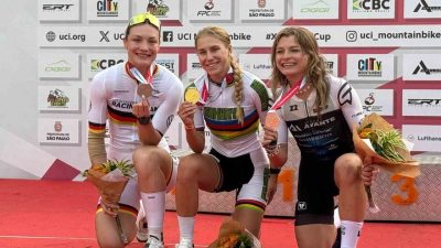 Sakarya Büyükşehir’in Dünya Şampiyonu sporcusu Mariia Sukhopalova, UCİ MTB Dünya