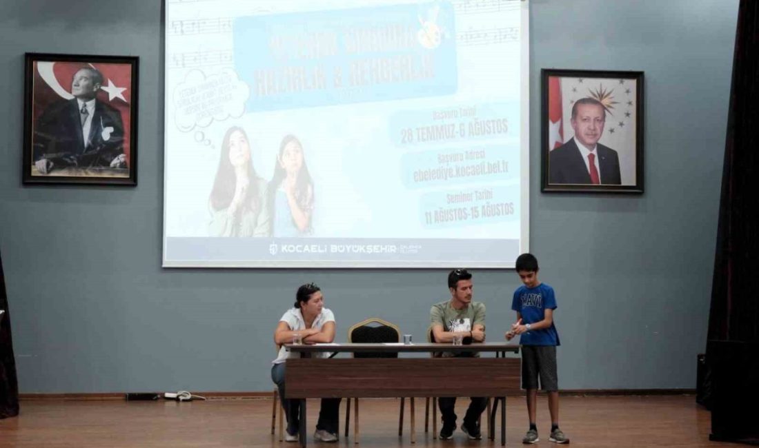 Kocaeli Büyükşehir Belediyesi, eylül ayında gerçekleştireceği Konservatuvar Yetenek Sınavları öncesinde