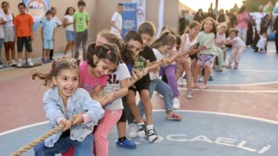 Körfez’de düzenlenen çocuk şenlikleri ile yaz tatili minikler için eğlenceye