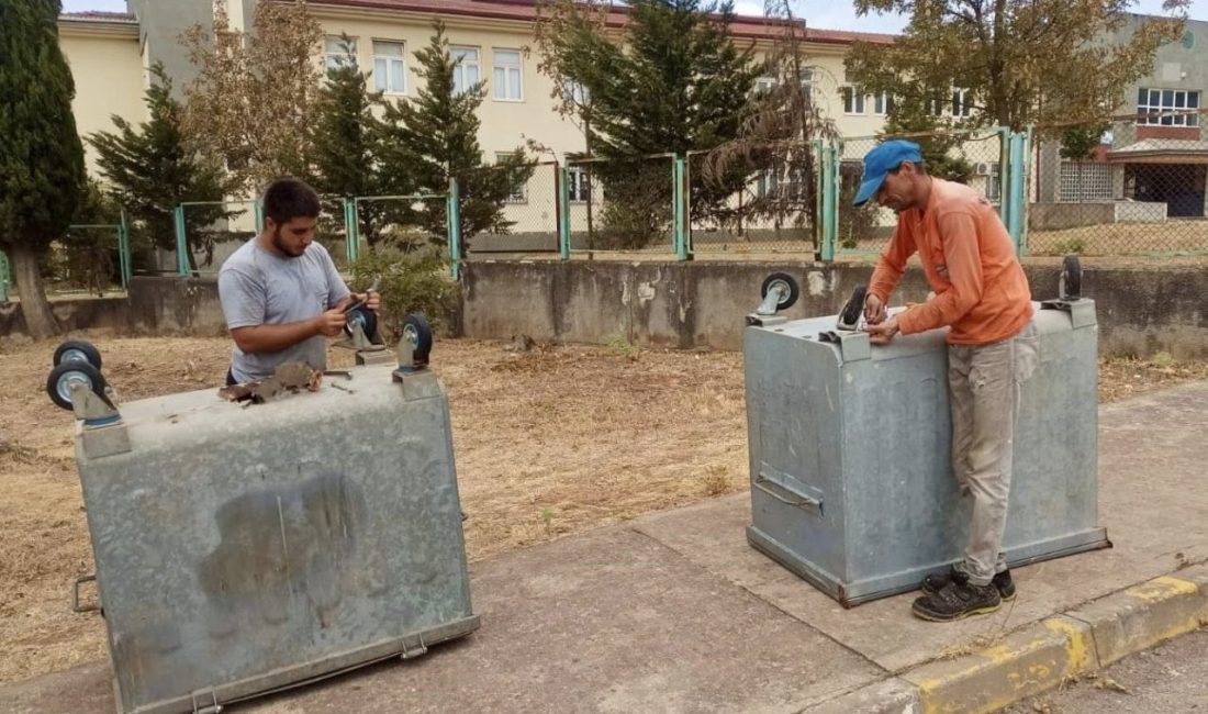 Körfez Belediyesi tarafından kurulan yerinde acil müdahale ekibi, hasar gören