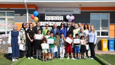 Düzce Üniversitesi Anaokulu tarafından üniversite personelinin çocuklarına yönelik olarak düzenlenen