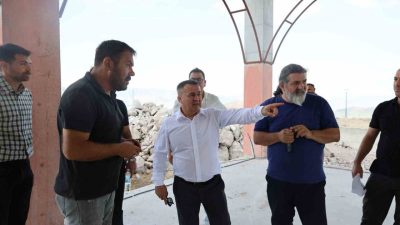 Bilecik’te yapımı süren “Ertuğrulgazi Gençlik Kampı ve Oba Tematik Parkı”