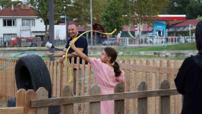 Sakarya Büyükşehir Belediyesi’nin Millet Bahçesi’nde düzenlediği Etnospor Sakarya Günleri, ilk