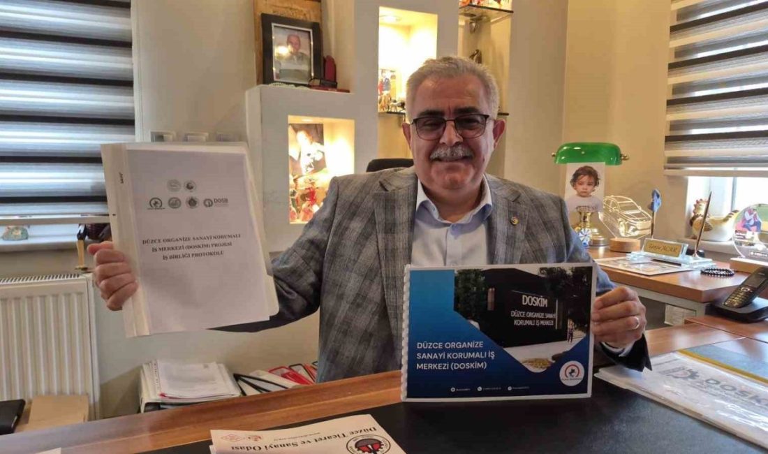 Hayalle başladı sona yaklaşılıyor Düzce Ticaret ve Sanayi Odası (DTSO) Meclis Başkanı Tanju Acar’ın