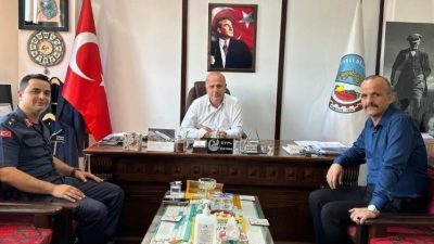 Osmaneli İlçesinde yeni göreve başlayan İlçe Jandarma Komutanı Kıdemli Üsteğmen