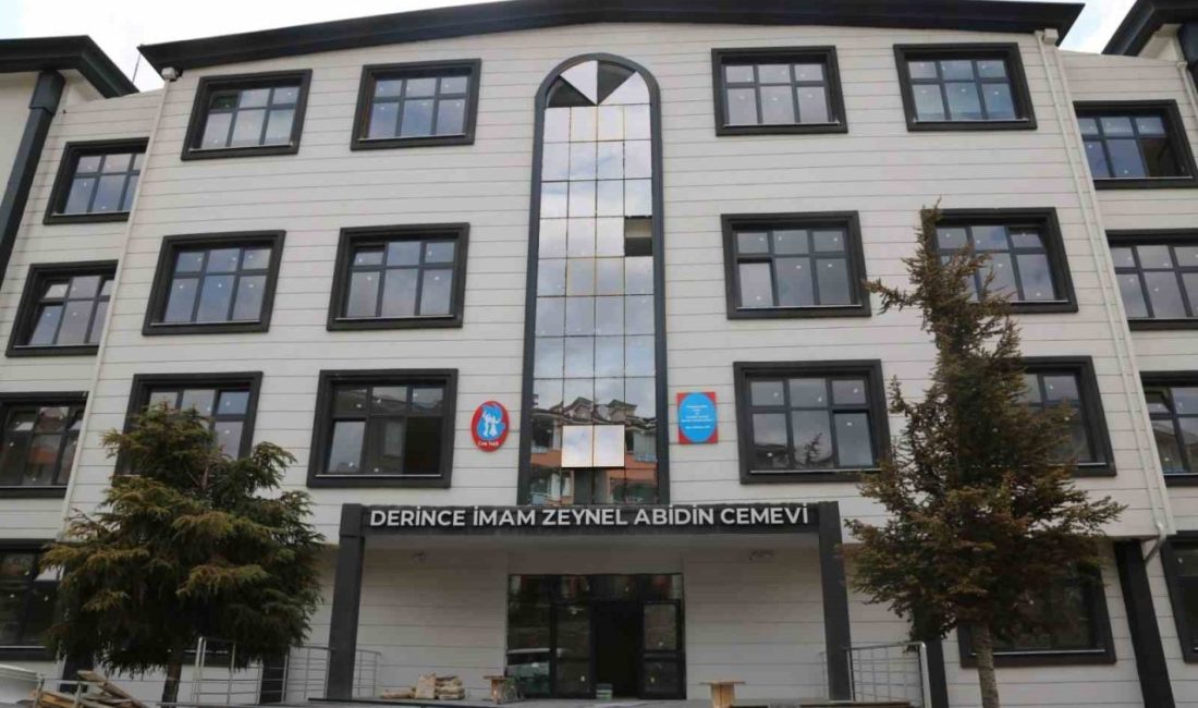 Derince Sopalı Mahallesi’nde yapımı süren İmam Zeynel Abidin Cemevi’nde son
