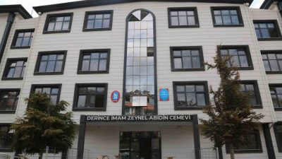 Derince Sopalı Mahallesi’nde yapımı süren İmam Zeynel Abidin Cemevi’nde son