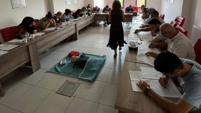 DÜZCE(İHA) – Düzce Sağlık Müdürlüğü tarafından, kamu kurumların görev yapan