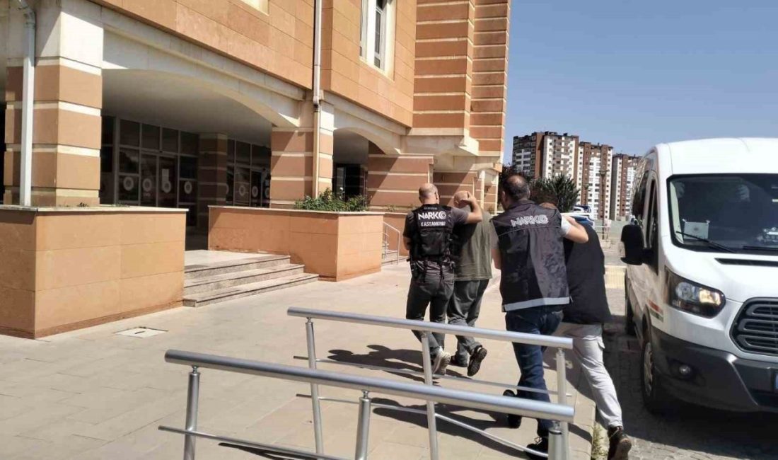 Kastamonu’da polis ekipleri tarafından düzenlenen uyuşturucu operasyonunda 3 milyon TL
