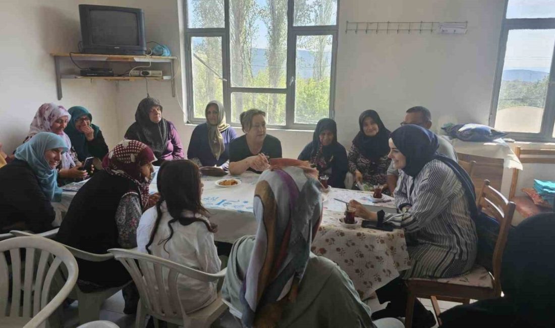 Gölpazarı Kaymakamı Feyza Nur Kılıç, Küçüksusuz Köyü’nde vatandaşlarla bir araya