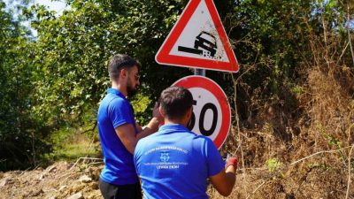 Kocaeli’de sürücülerin can ve mal güvenliği sağlamak amacıyla kırsal bölgelerde