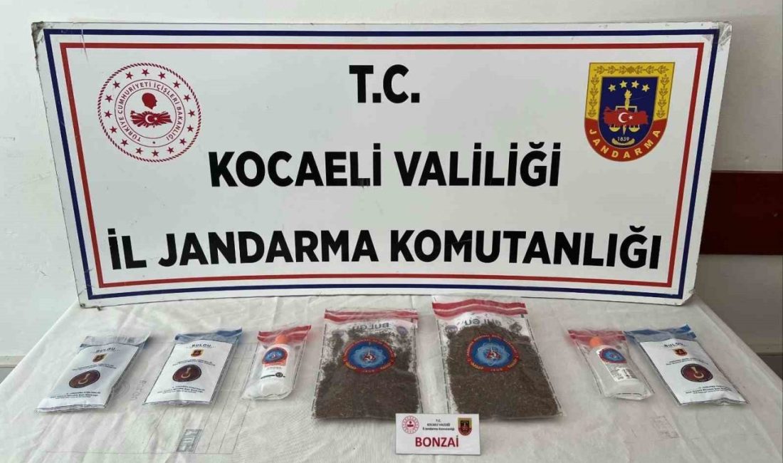 Kocaeli’nin İzmit ve Körfez ilçelerinde düzenlenen uyuşturucu operasyonunda 3 kilo