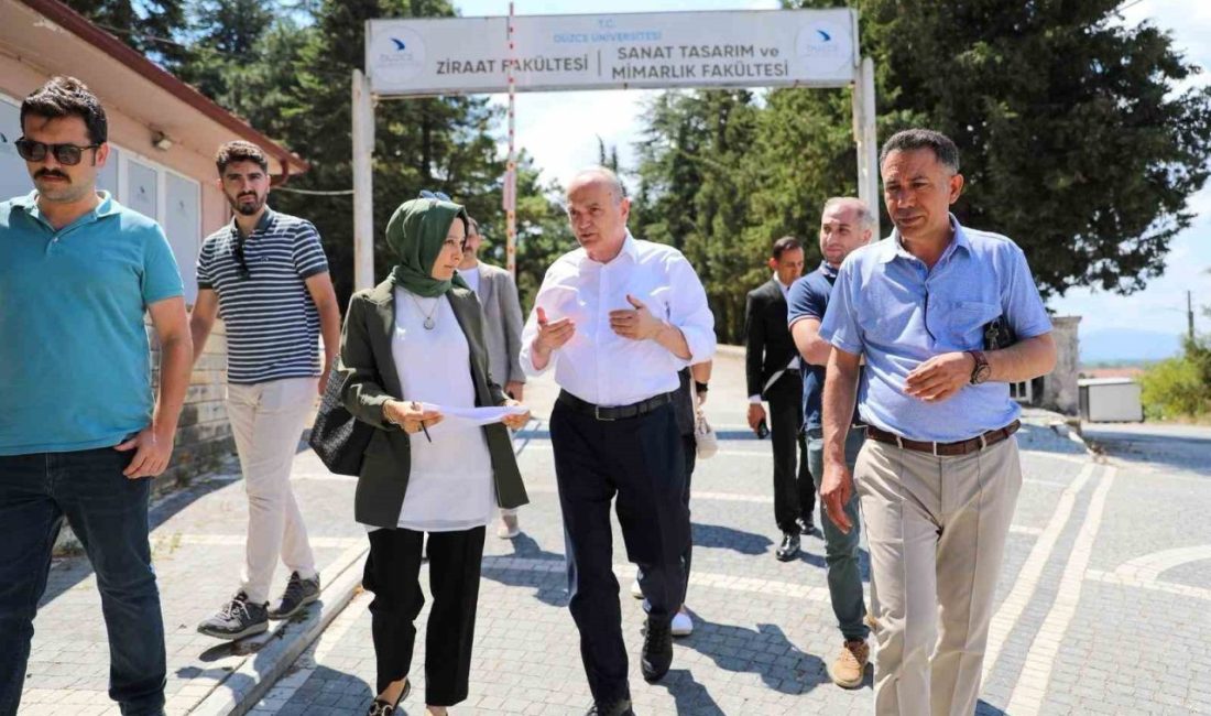 Konuralp’e kazandırılacak yeni müze için saha çalışmaları başladı. Düzce Belediye