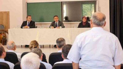 Bilecik’in İnhisar ilçesinde, Vali Faik Oktay Sözer’in başkanlığında gerçekleştirilen Muhtarlar