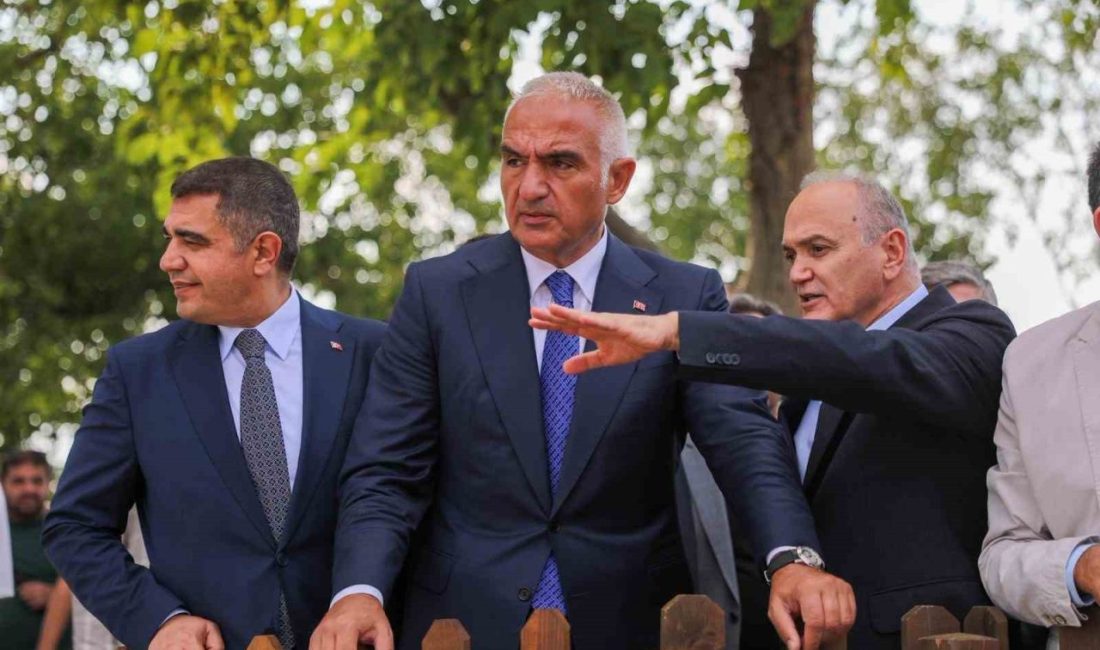 Kültür ve Turizm Bakanı Mehmet Nuri Ersoy, Düzce’de iki önemli projeye destek verecek Düzce (İHA) – Düzce’yi ziyaret eden Kültür ve Turizm Bakanı