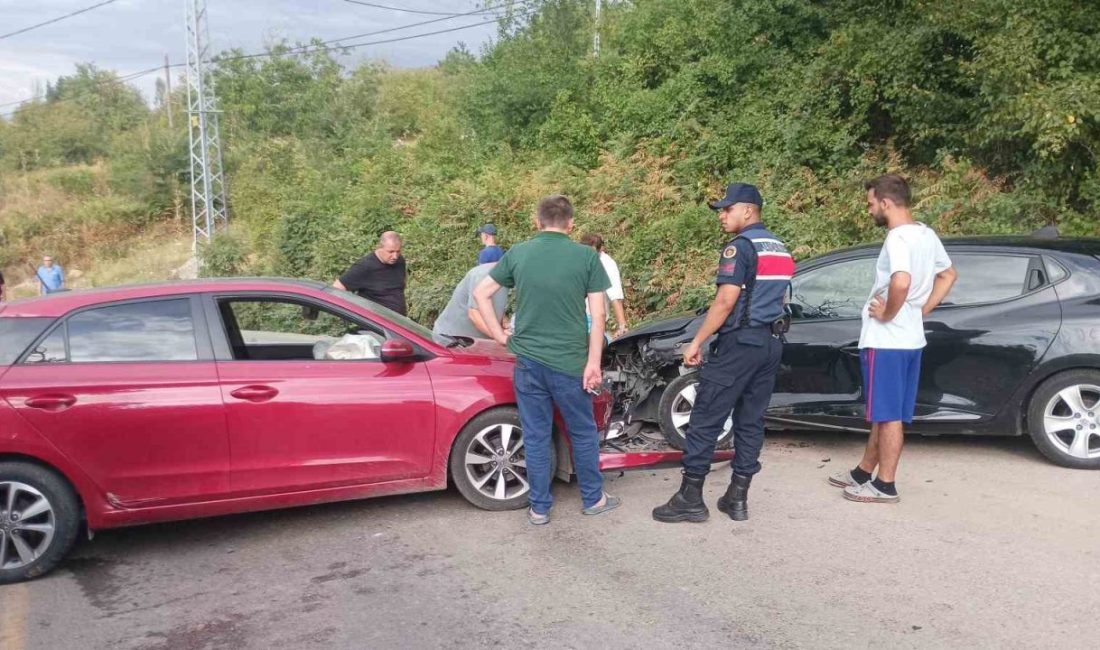 Kocaeli’nin Karamürsel ilçesinde 2 otomobilin çarpışması neticesinde 4 kişi yaralandı.