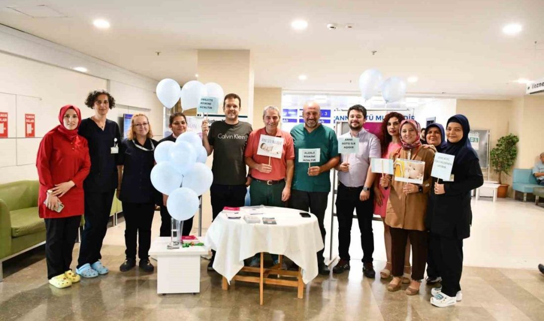 Düzce Üniversitesi Tıp Fakültesi Hastanesi’nde Dünya Emzirme Haftası dolayısıyla farkındalık