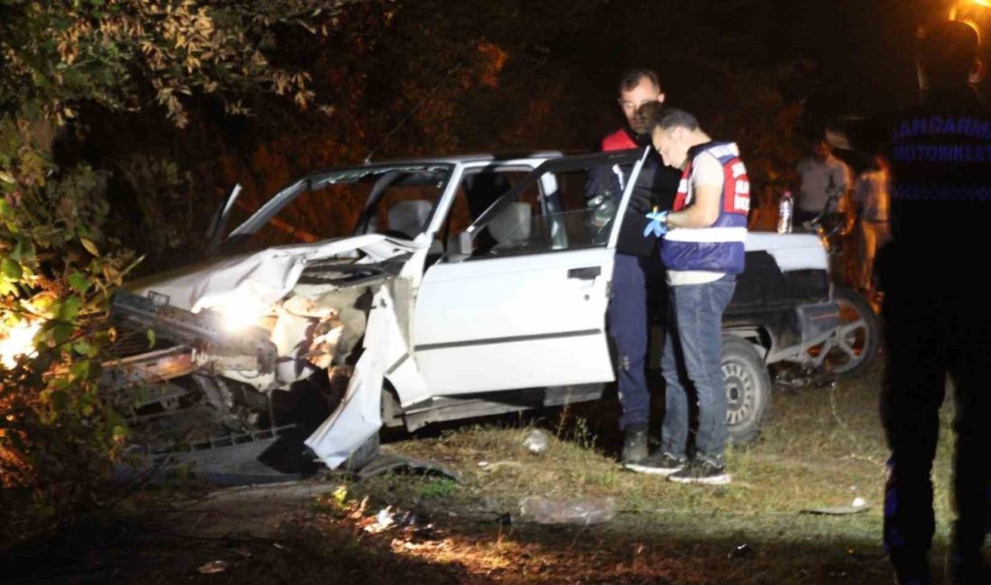 Sakarya’nın Akyazı ilçesinde otomobil ile motosikletin çarpışması neticesinde meydana gelen