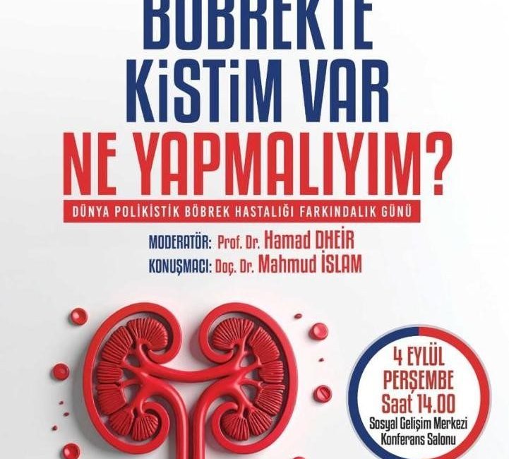 Sakarya’da Polikistik Böbrek Hastalığı farkındalık konferansı düzenlenecek Sakarya Büyükşehir Belediyesi ve Sakarya Üniversitesi Tıp Fakültesi iş birliğiyle,