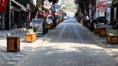 Bilecik’te Söğüt Belediyesi tarafından ilçenin en işlek noktalarından biri olan