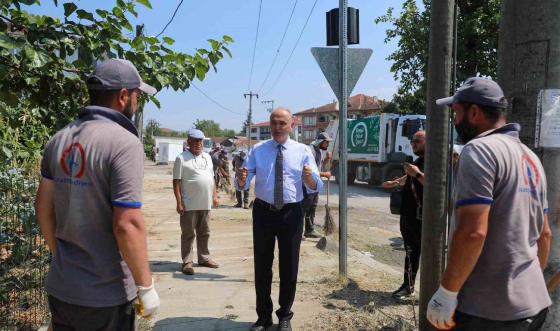 Düzce Belediyesi önderliğinde başlatılan Temiz Şehir Düzce kampanyası kapsamında mahallelerde