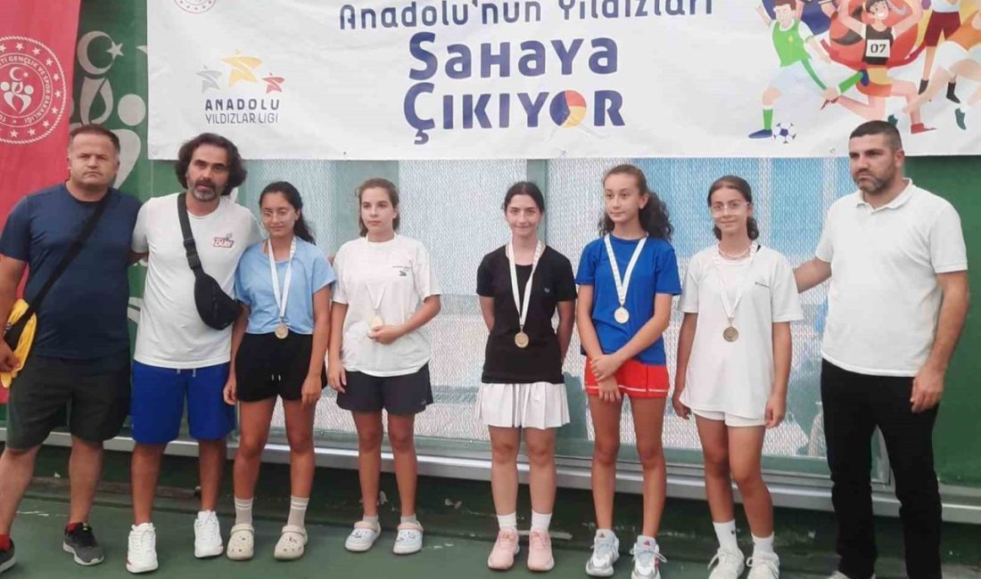 Analig tenis kız ve erkek grup müsabakalarında Düzceli sporcular 10