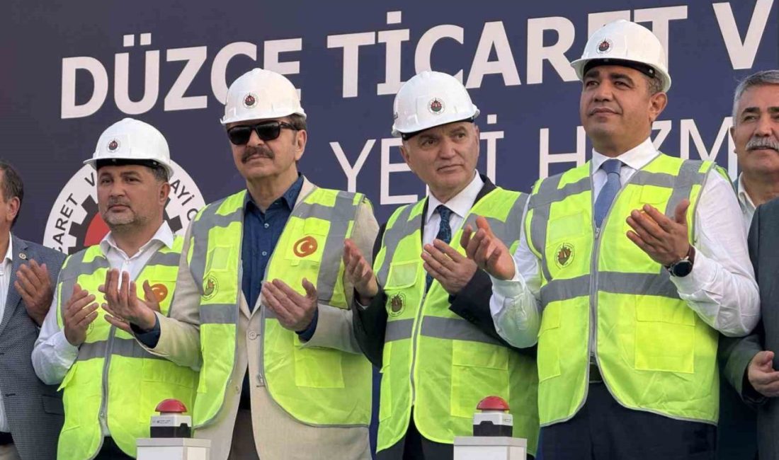 Düzce Ticaret ve Sanayi Odası’nın yeni binasının temel atma törenine