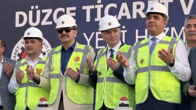 Düzce Ticaret ve Sanayi Odası’nın yeni binasının temel atma törenine