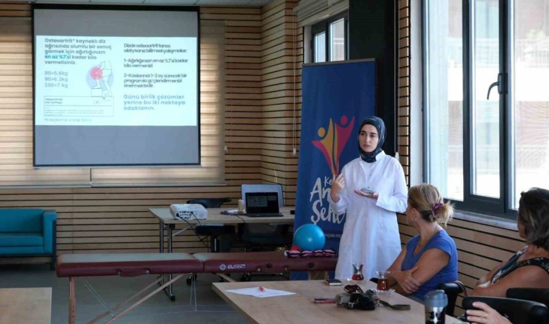 Uzmanından kadınlara uyarı: “Diz ağrısını hafife almayın” Kocaeli’de kadınlara yönelik diz sağlığının korunması ve tedavi yöntemleri hakkında