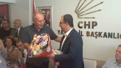 Yeniden CHP’ye katılan Muharrem İnce, 5 dönem milletvekilliği yaptığı memleketi