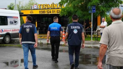 Düzce Belediyesi Zabıta Müdürlüğü, İl Sağlık Müdürlüğü işbirliğinde şehirlerarası otobüs