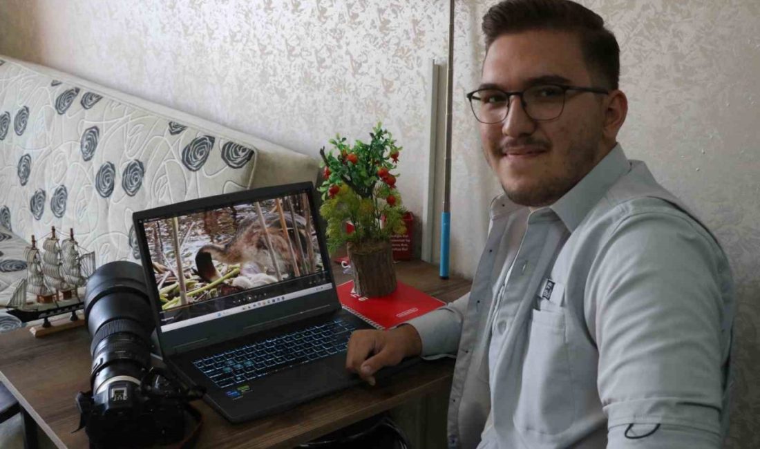 Bolu’da 13 yaşında doğaya merakıyla fotoğrafçılık yapmaya başlayan 17 yaşındaki